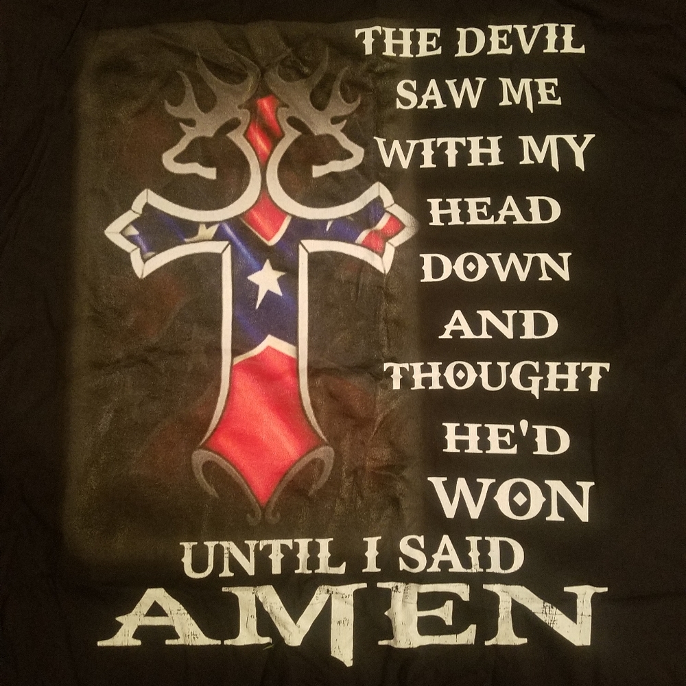 Black tee shirt